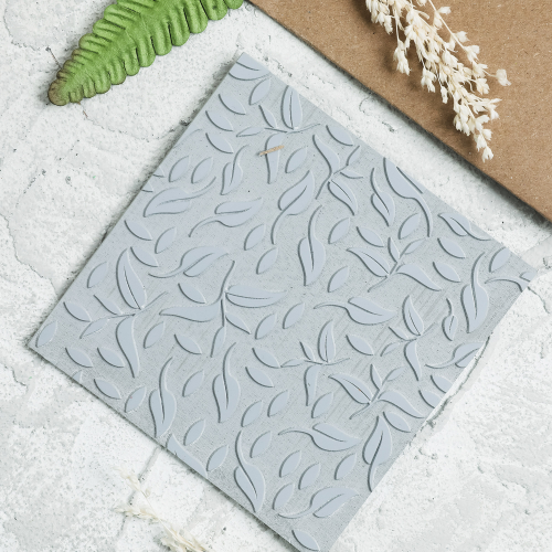 Текстурный лист "Мелкие листочки" / Rubber texture sheet "Small leaves"