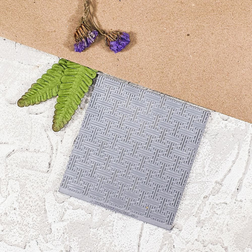 Текстурный лист "Плетенка 2" / Rubber texture sheet "Weaving 2" Текстурный лист "Плетенка 2" / Rubber texture sheet "Weaving 2"