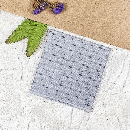 Текстурный лист "Конопля 1" / Rubber texture sheet "Cannabis 1"