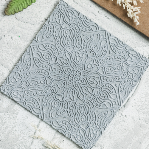 Текстурный лист "Мандала 1" / Rubber texture sheet "Mandala 1" Текстурный лист "Мандала 1" / Rubber texture sheet "Mandala 1"