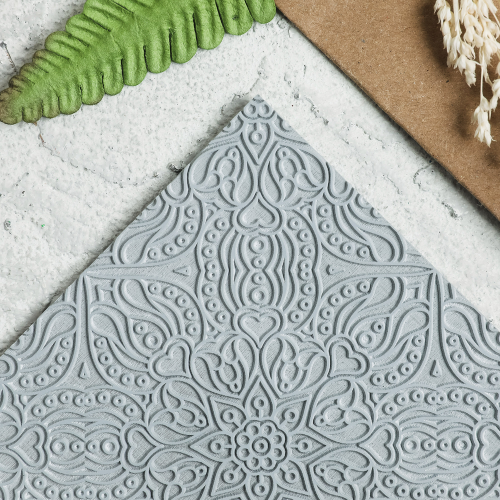 Текстурный лист "Мандала 1" / Rubber texture sheet "Mandala 1" фото 2 Текстурный лист "Мандала 1" / Rubber texture sheet "Mandala 1" фото 2