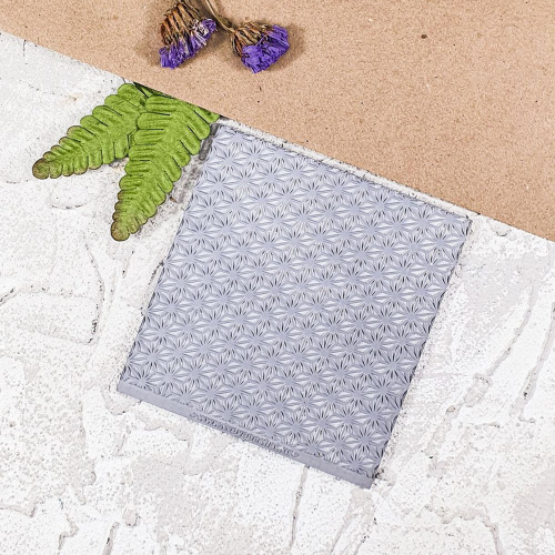 Текстурный лист "Конопля 2" / Rubber texture sheet "Cannabis 2"
