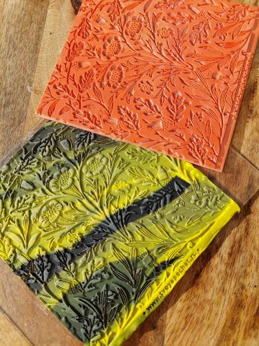 Текстурный лист "Моррис 4" / Rubber texture sheet "Morris 4" фото 3